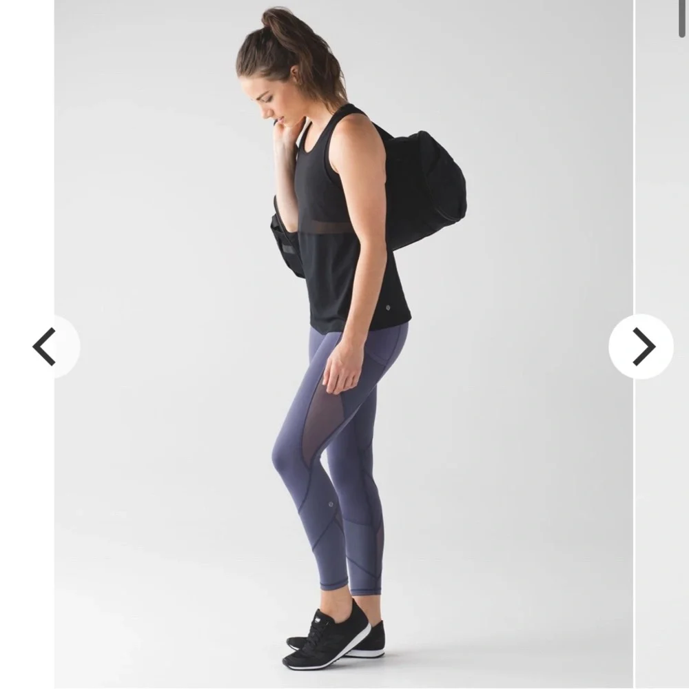 Lulu lemon Lululemon Fast As Light 2-In-1 Tank Black size 6 - Picture 4 of 12